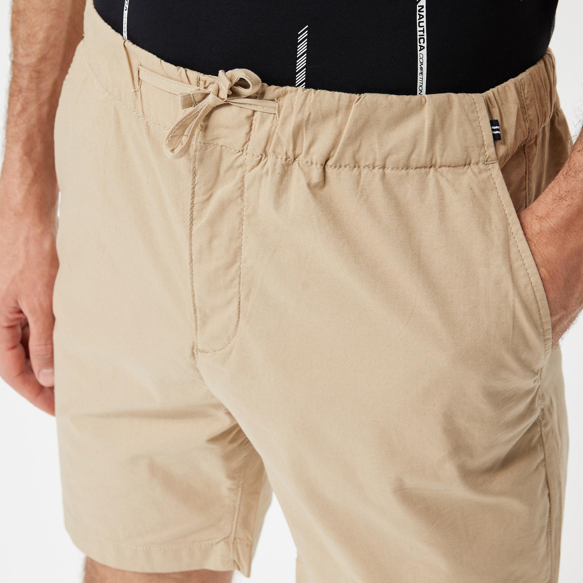 Nautica Erkek Bej Bermuda Şort
