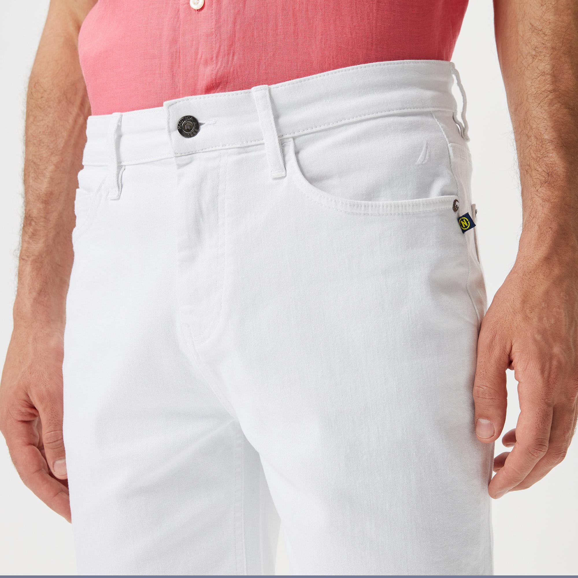 Nautica Erkek Beyaz Bermuda Şort