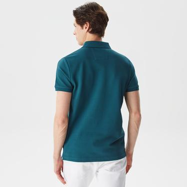  Nautica Erkek Yeşil Slim Fit Kısa Kollu Polo