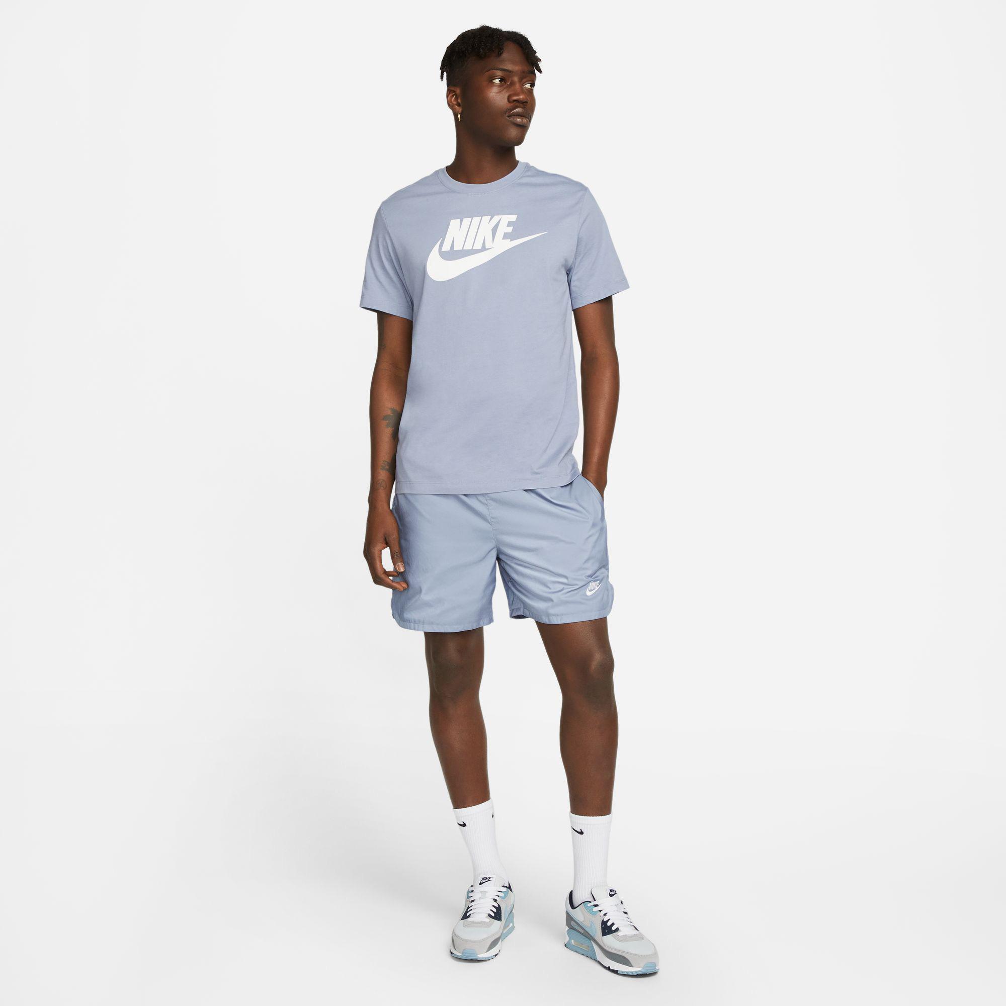 Nike Sportswear Icon Futura Erkek Mavi T-Shirt