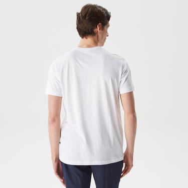  Nautica Erkek Beyaz Standart Fit V Yaka T-Shirt