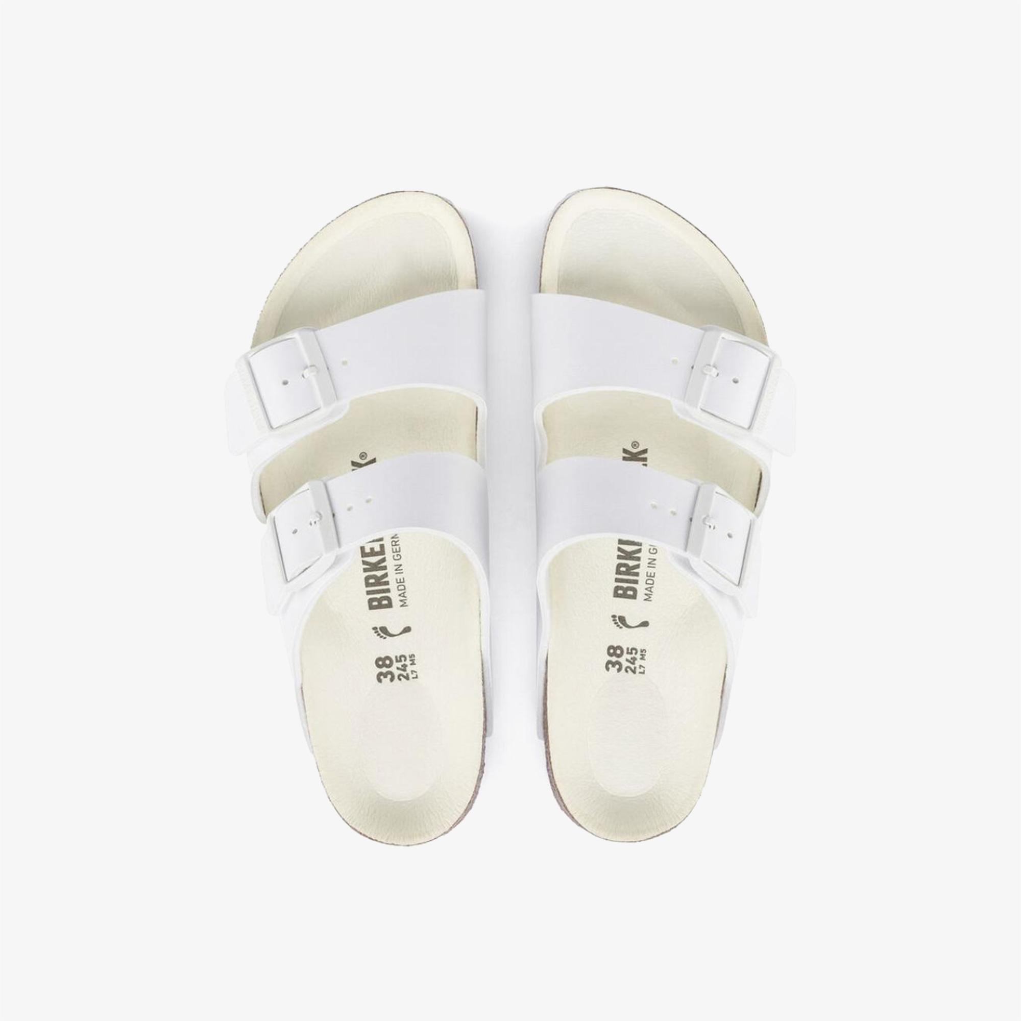 Birkenstock Arizona Bf Triples Unisex Beyaz Terlik