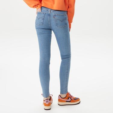  Levi's 721 High Rise Skinny Blue Wave Light Kadın Mavi Jean