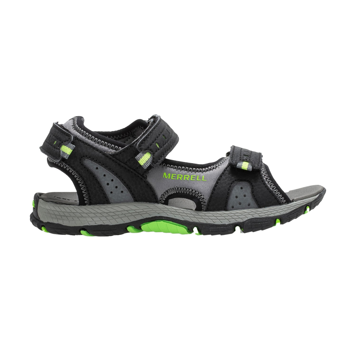  Merrell Panther Sandal 2.0 Erkek Çocuk Siyah Sandalet
