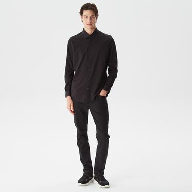  Nautica Erkek Siyah Slim Fit Gömlek