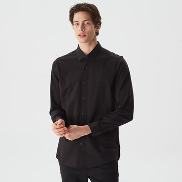  Nautica Erkek Siyah Slim Fit Gömlek