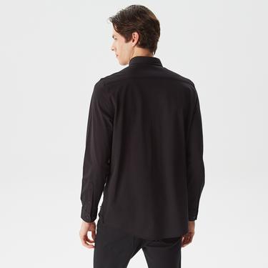  Nautica Erkek Siyah Slim Fit Gömlek