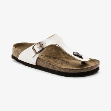  Birkenstock Gizeh Birko-Flor Graceful Kadın Beyaz Sandalet