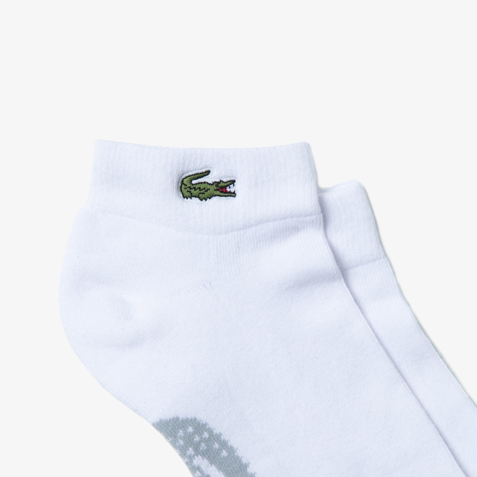 Lacoste Erkek Baskılı Beyaz Çorap