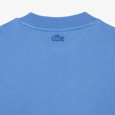  Netflix Erkek Regular Fit Bisiklet Yaka Baskılı Mavi Sweatshirt