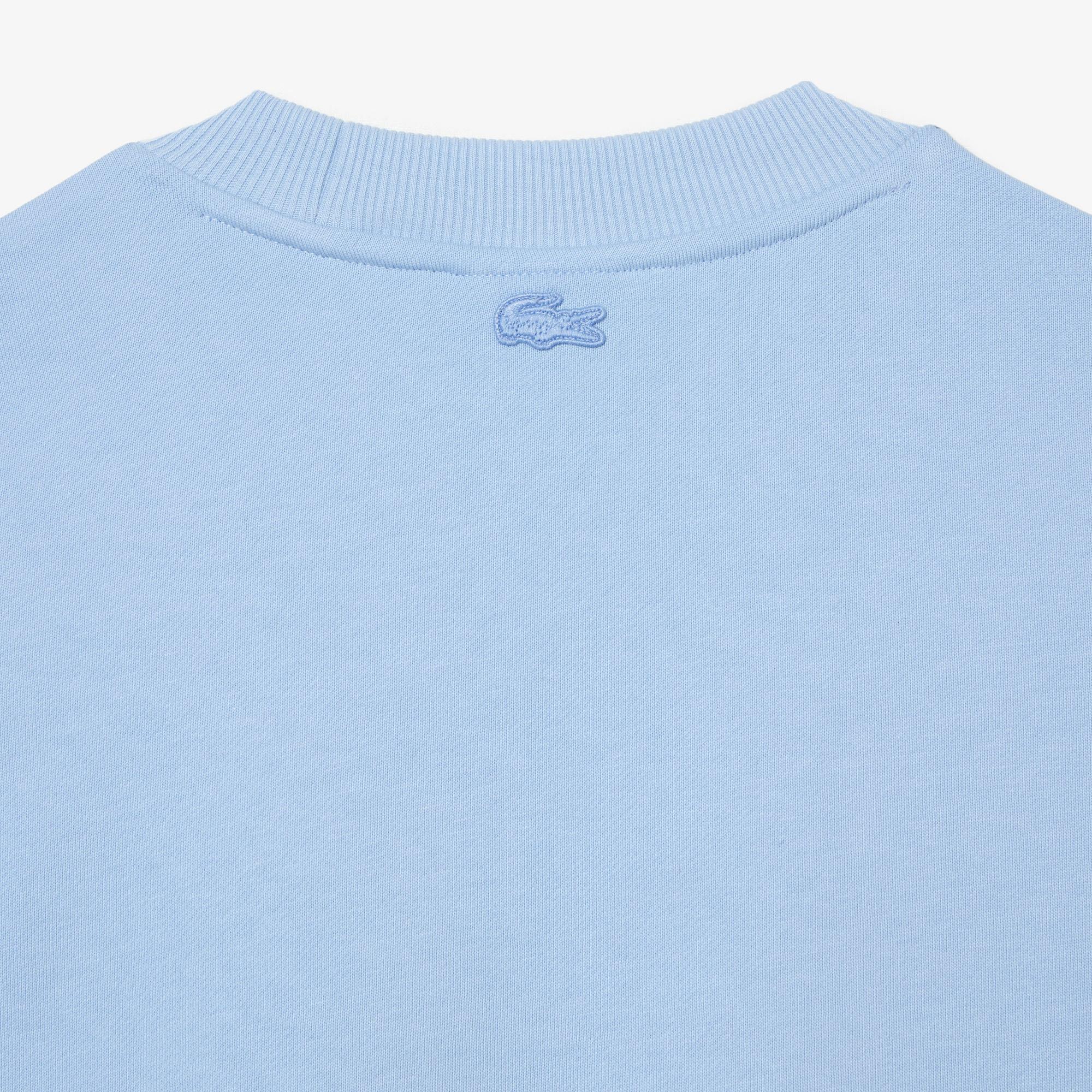 Netflix Erkek Regular Fit Bisiklet Yaka Baskılı Açık Mavi Sweatshirt