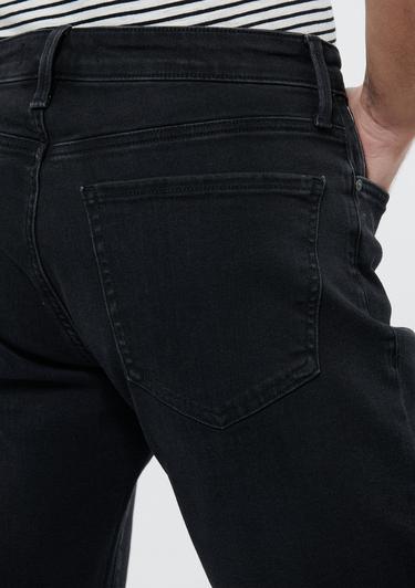  Mavi Nicholas Dark Smoke Mavi Black Jean Şort 0416081307