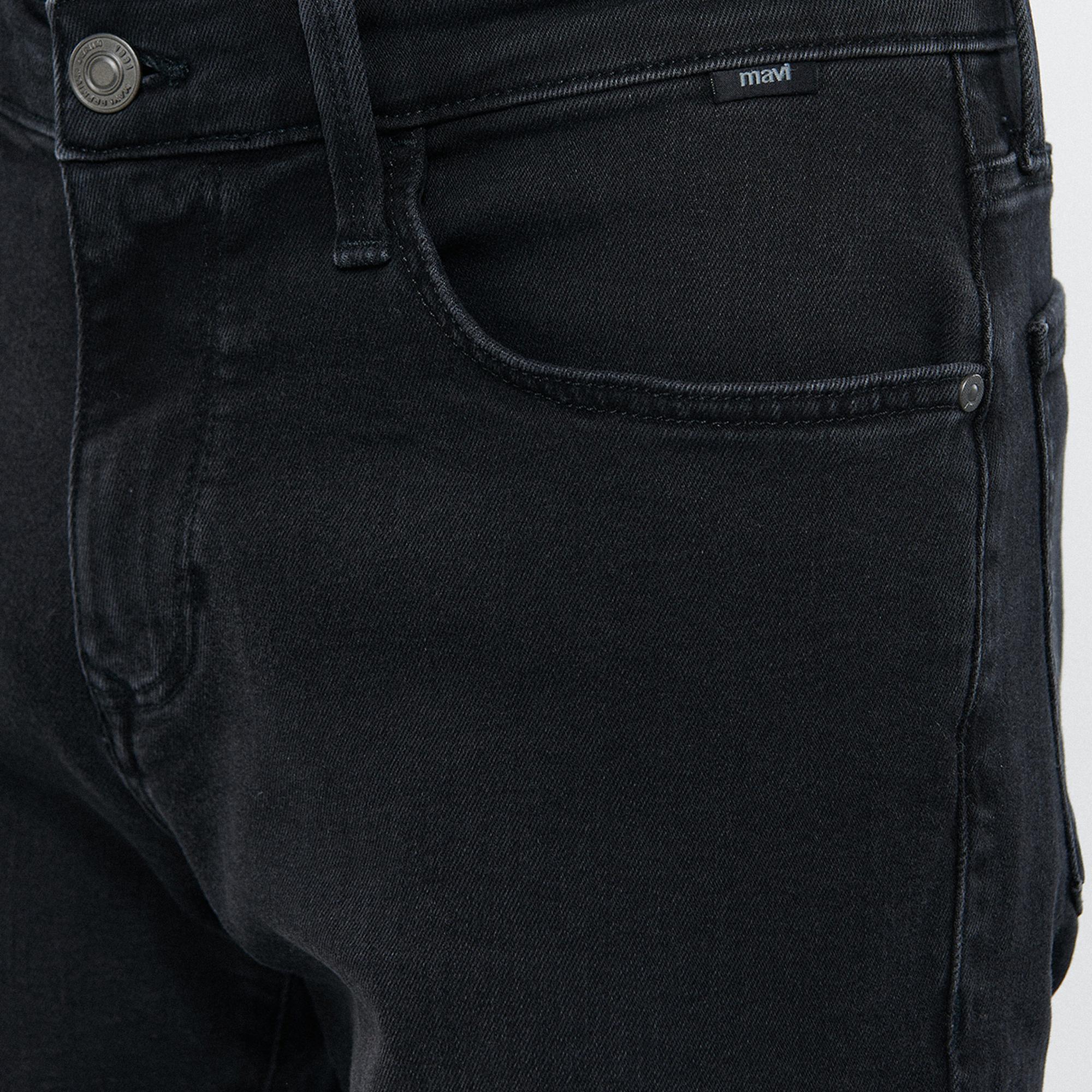 Mavi Nicholas Dark Smoke Mavi Black Jean Şort 0416081307