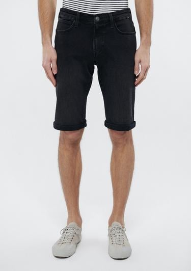  Mavi Nicholas Dark Smoke Mavi Black Jean Şort 0416081307