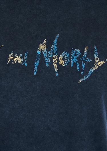  Mavi Rick and Morty Baskılı Antrasit Tişört Regular Fit / Normal Kesim 067110-34314