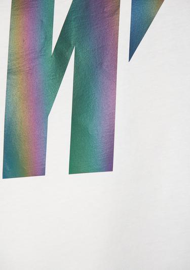  Mavi Mavi Pro Reflektör Logo Baskılı Beyaz Tişört Regular Fit / Normal Kesim 066255-30701