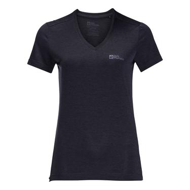  Jack Wolfskin Crosstrail T Kadın Mavi Tişört