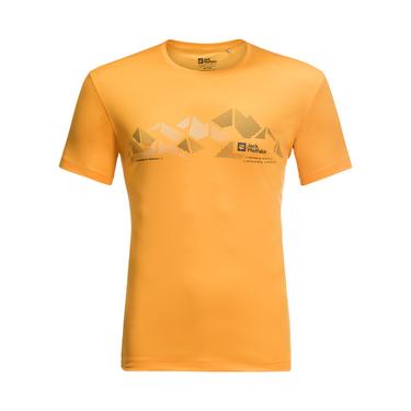  Jack Wolfskin Peak Graphic T Erkek Turuncu Tişört