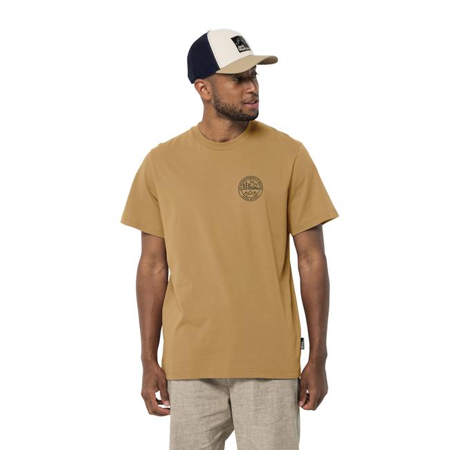  Jack Wolfskin Campfire T Erkek Sarı Tişört