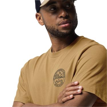  Jack Wolfskin Campfire T Erkek Sarı Tişört