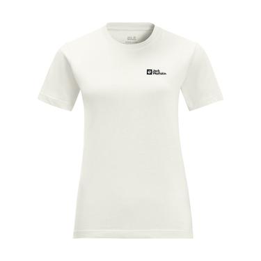  Jack Wolfskin Essential T Kadın Beyaz Tişört