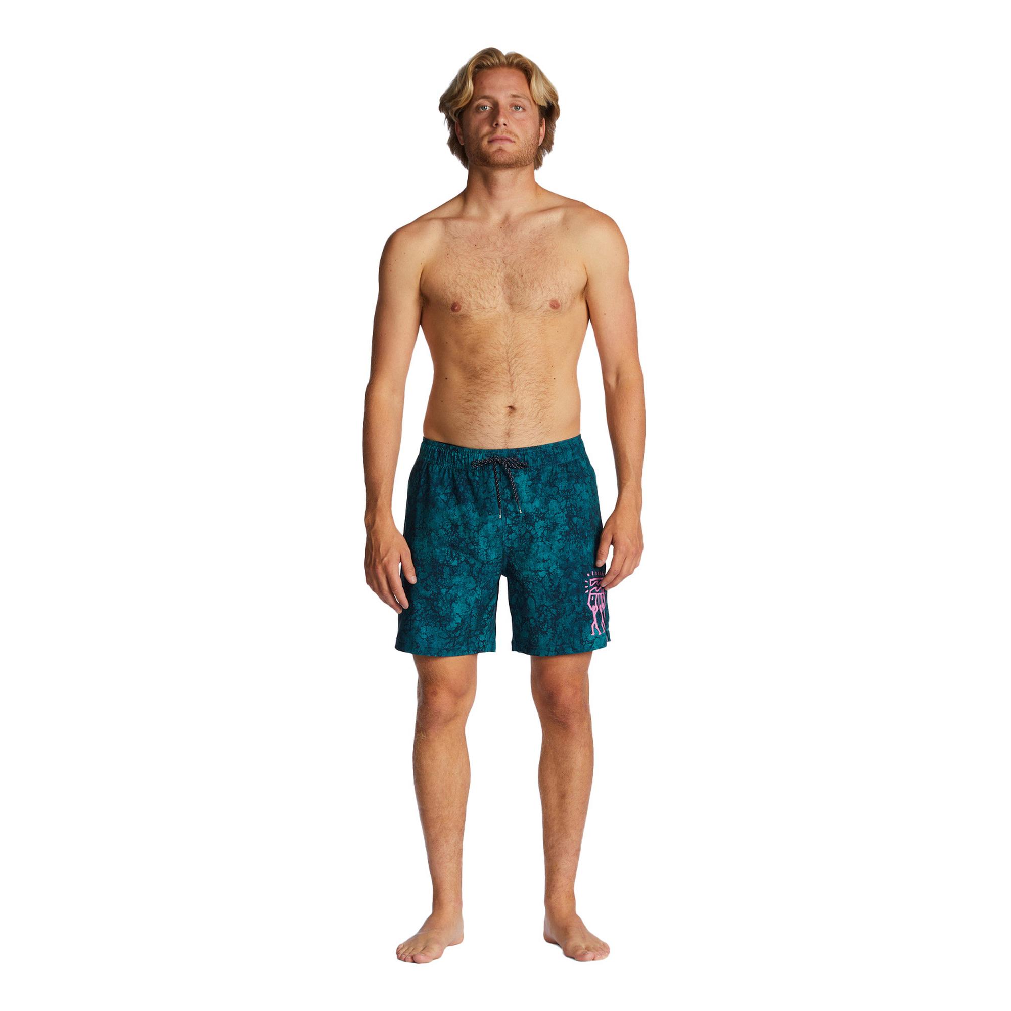 Billabong Riot Layback Erkek Mavi Volley Short