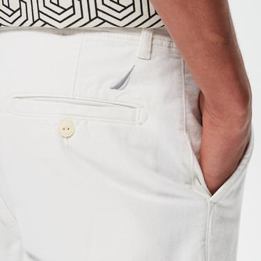  Nautica Erkek Beyaz Slim Fit Şort