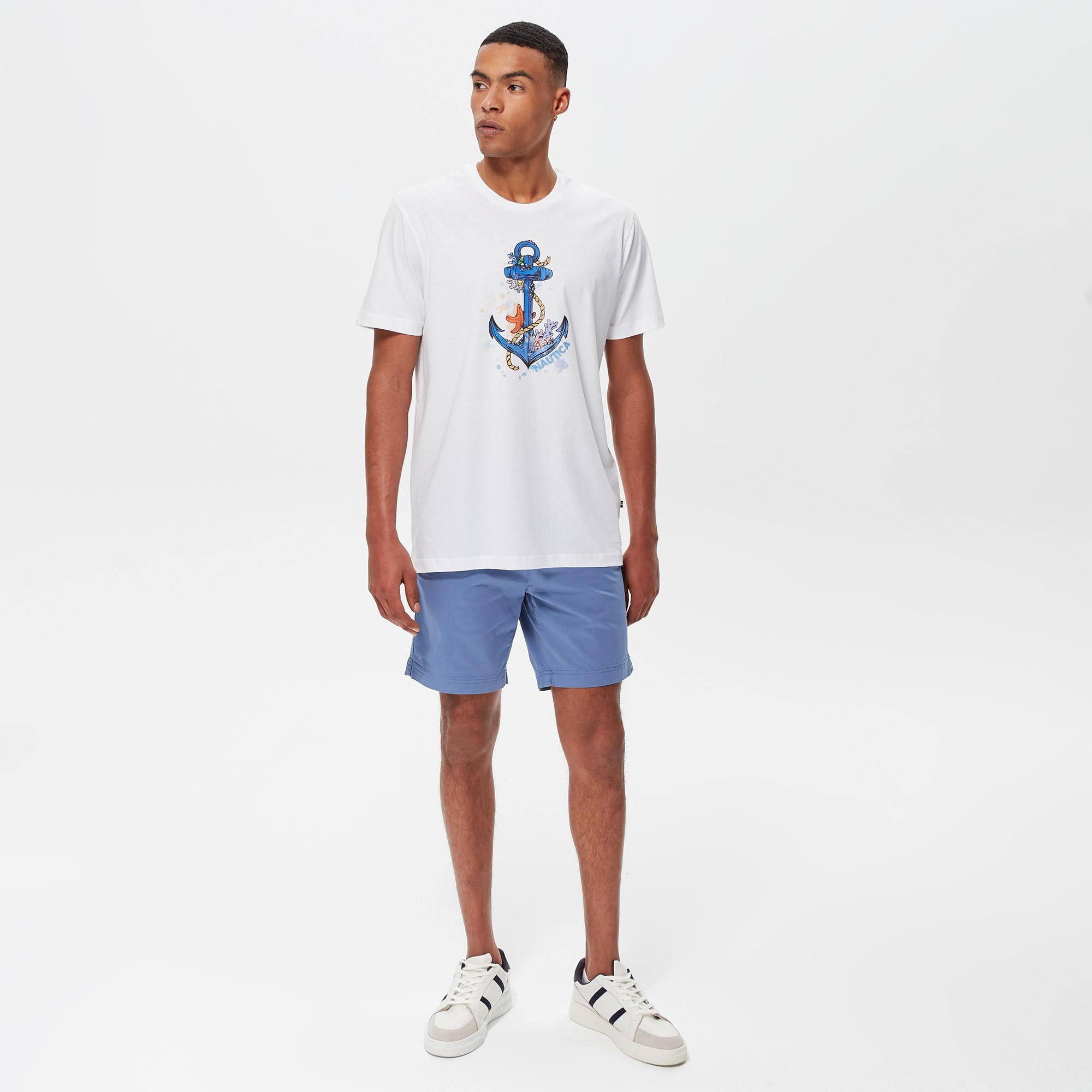 Nautica Erkek Mavi Bermuda