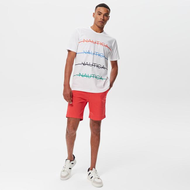  Nautica Erkek Kırmızı Bermuda Şort