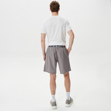  Nautica Erkek Gri Renk Bloklu Şort