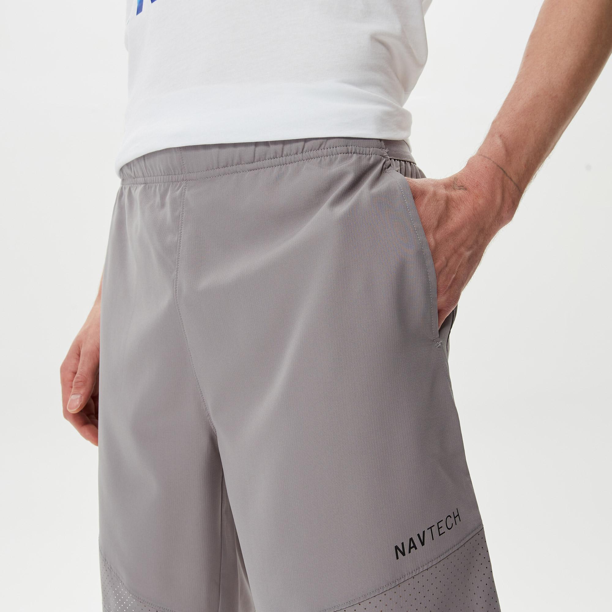 Nautica Erkek Gri Renk Bloklu Şort