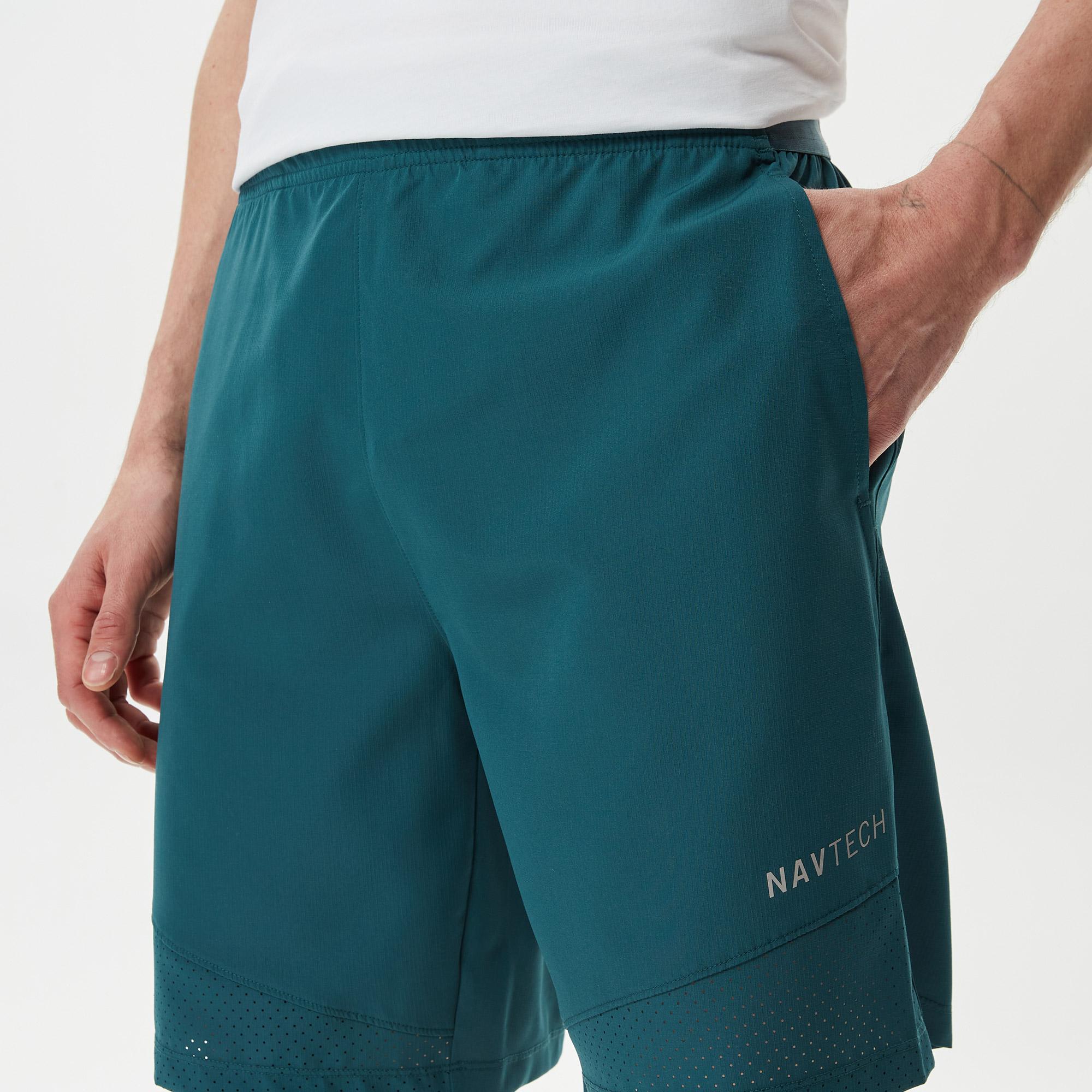 Nautica Erkek Yeşil Renk Bloklu Şort