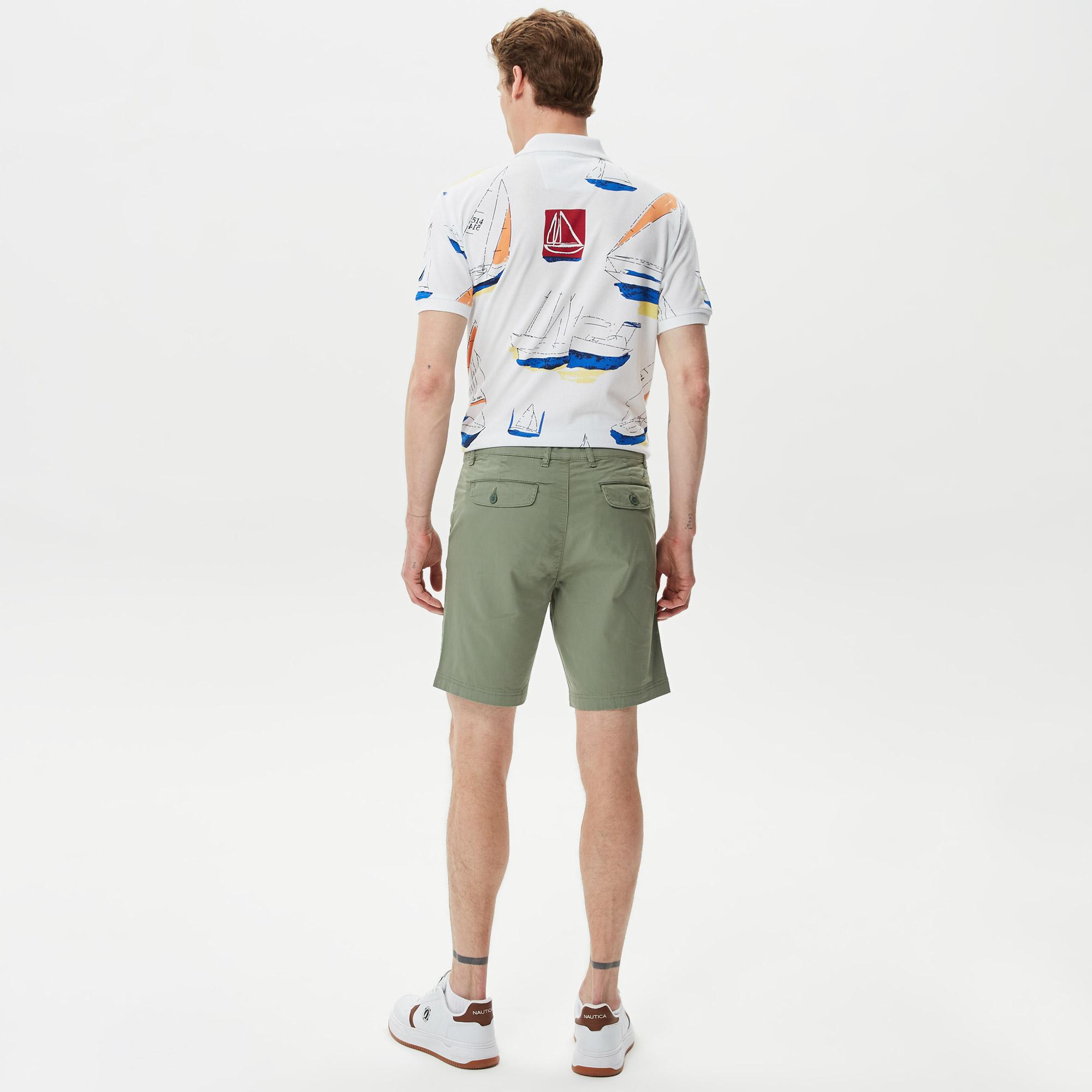 Nautica Erkek Yeşil Bermuda Şort