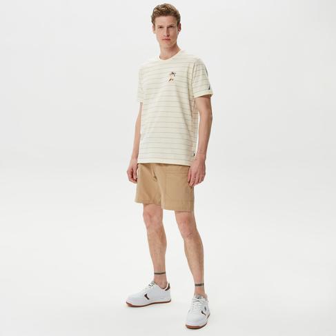  Nautica Erkek Bej Bermuda Şort