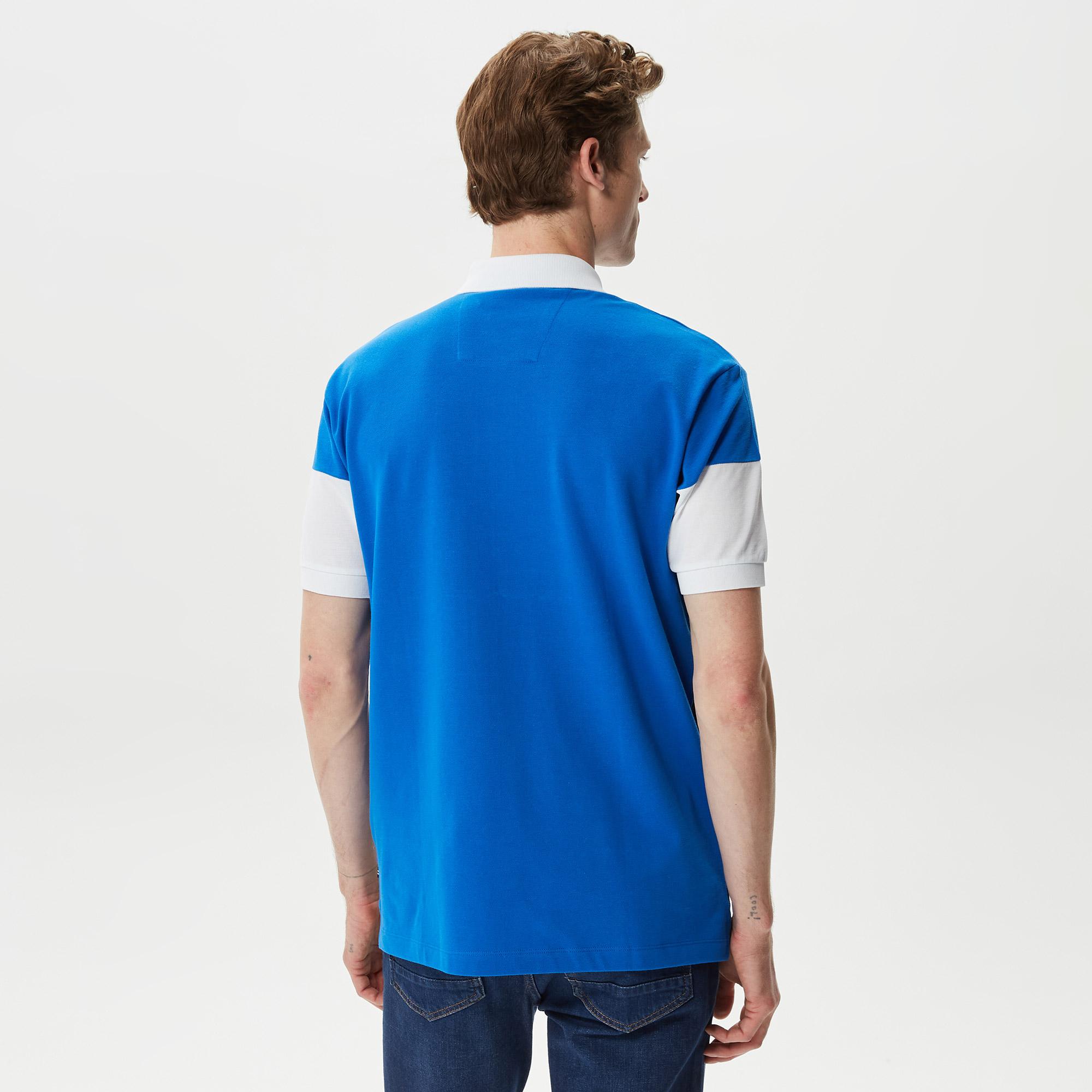 Nautica Erkek Mavi Classic Fit Kısa Kollu Polo