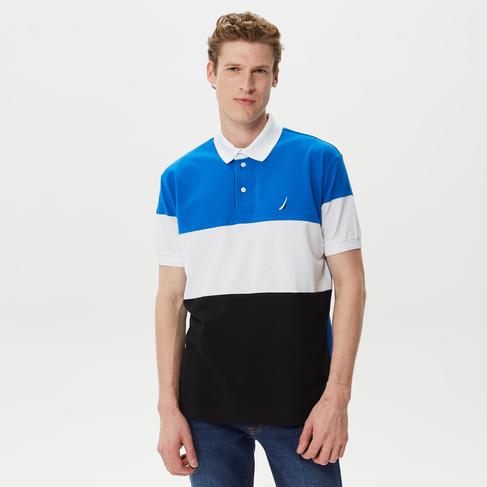  Nautica Erkek Mavi Classic Fit Kısa Kollu Polo