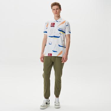  Nautica Erkek Beyaz Classic Fit Kısa Kollu Polo