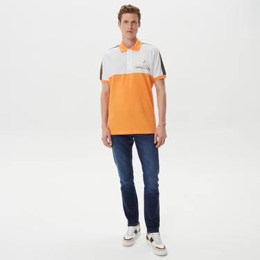  Nautica Erkek Turuncu Classic Fit Kısa Kollu Polo