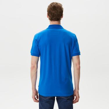  Nautica Erkek Mavi Classic Fit Kısa Kollu Polo