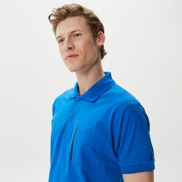  Nautica Erkek Mavi Classic Fit Kısa Kollu Polo