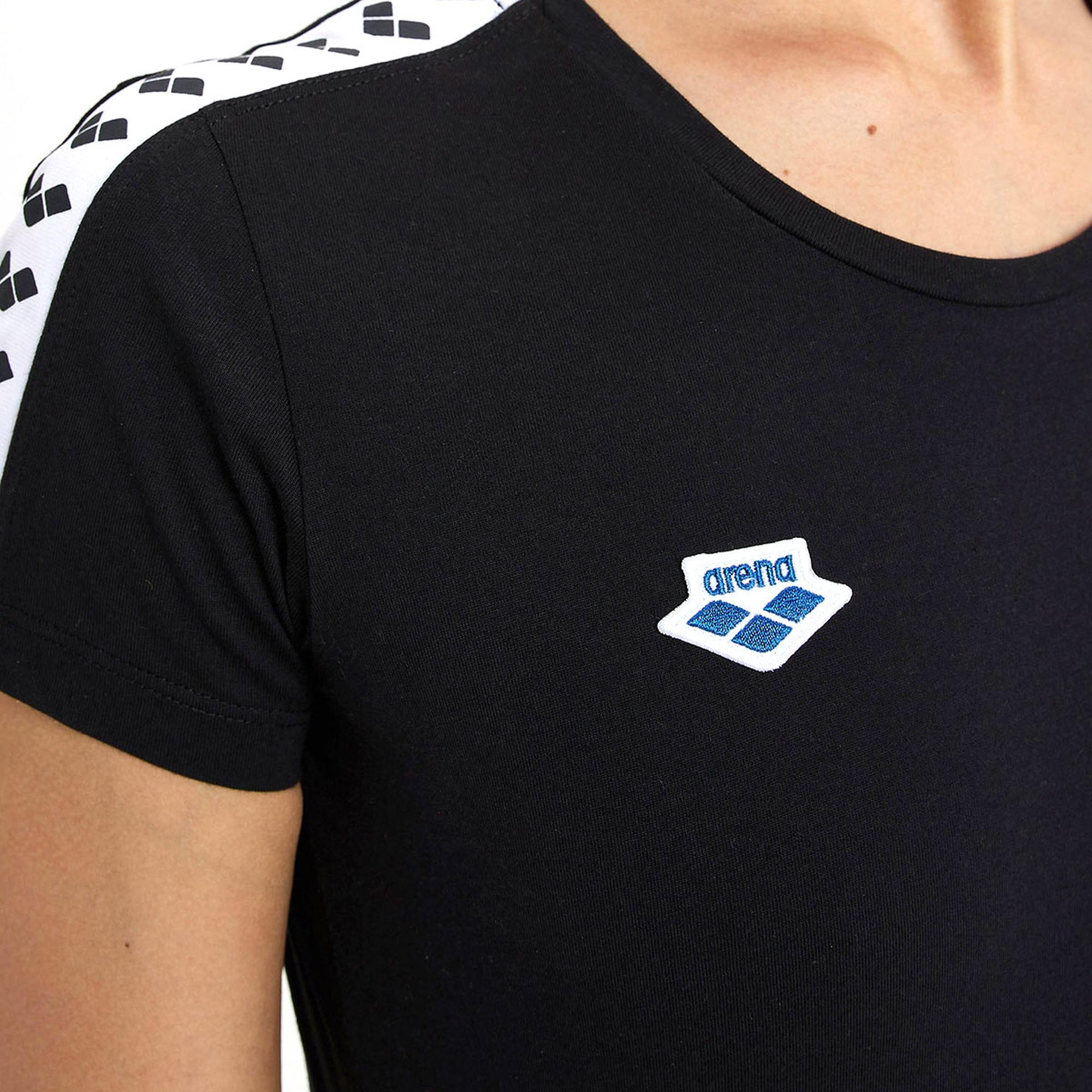 Team Kadın Siyah Günlük Stil Tişört 001225501