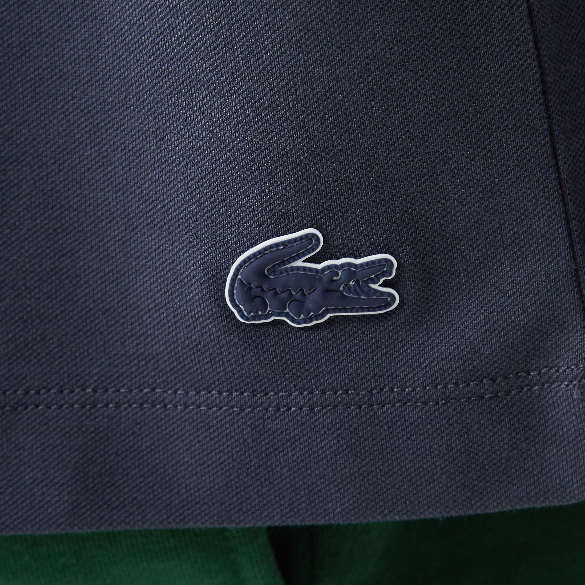 Erkek Loose Fit Bisiklet Yaka Organik Pamuk Baskılı Lacivert T-Shirt