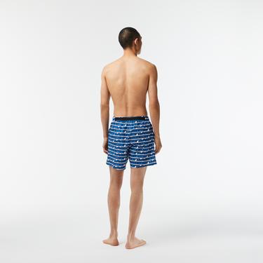  Active Erkek Baskılı Mavi Mayo Şort