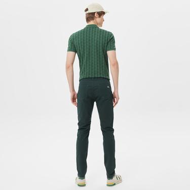  Erkek Slim Fit Yeşil Pantolon