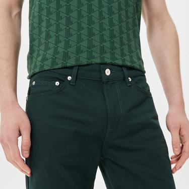  Erkek Slim Fit Yeşil Pantolon