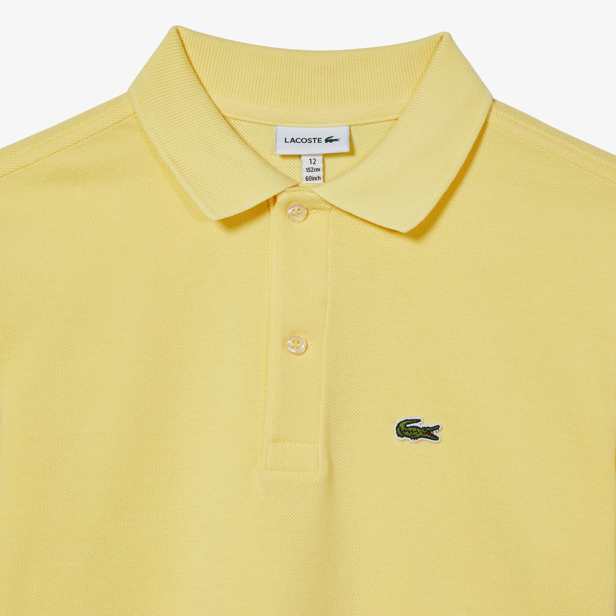 Çocuk Regular Fit Sarı Polo