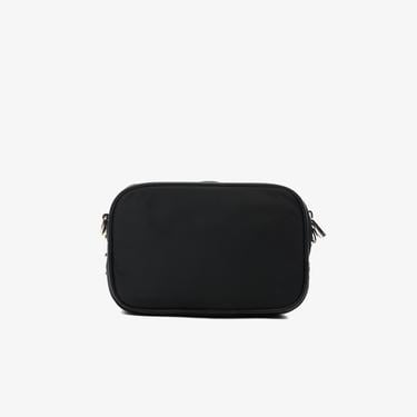  Guess Eco Gemma Tote Crossbody Camera Kadın Siyah Çapraz Çanta