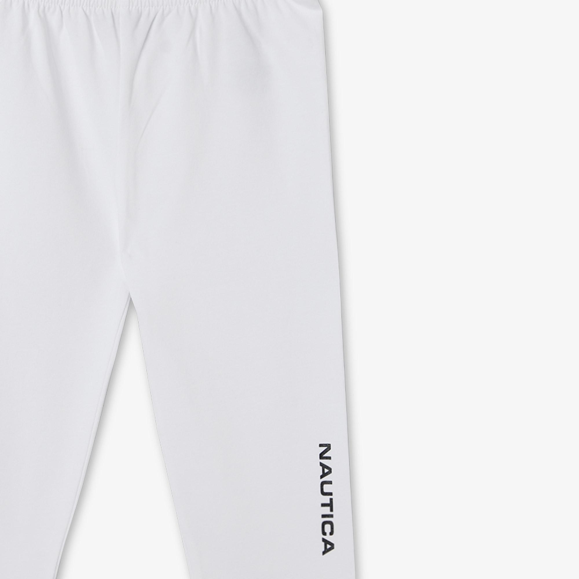 Nautica Kız Çocuk Beyaz Tayt