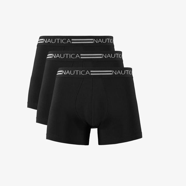  Nautica Erkek Siyah 3lü Boxer