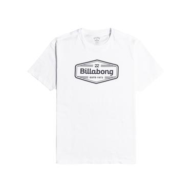  Billabong Trademark Ss Erkek Beyaz Tişört
